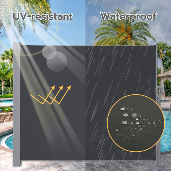 Garten Living Dakota Fields Einziehbare Seitenmarkise Wayfair.de